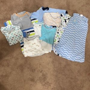 Bundle of Sleep Sacks and Baby Gowns